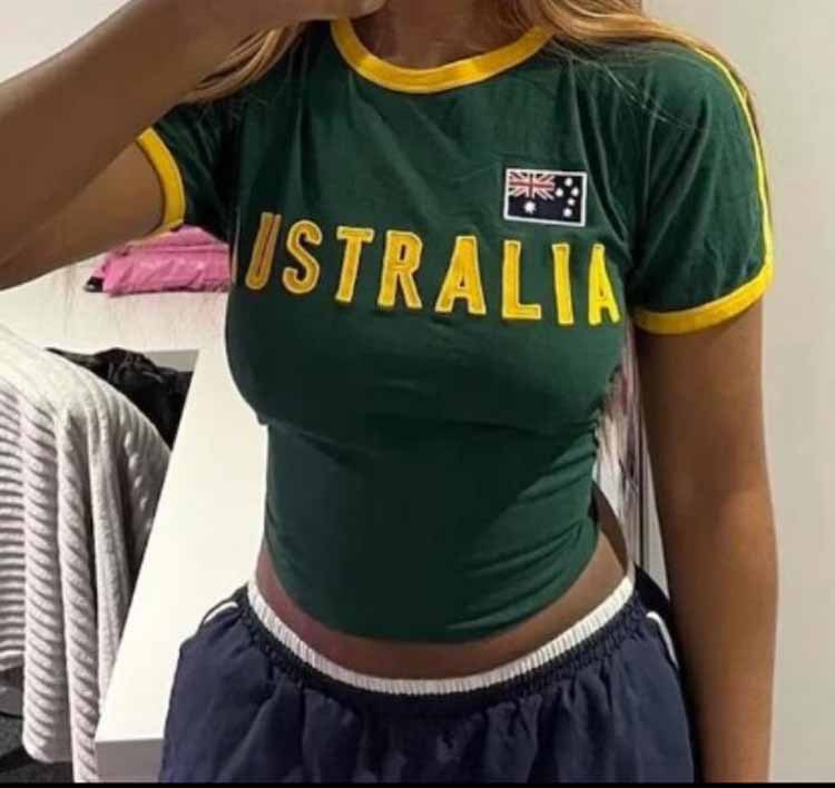 Embroidery In Australia - Grunge T-shirts Sexy Slim Girls Summer