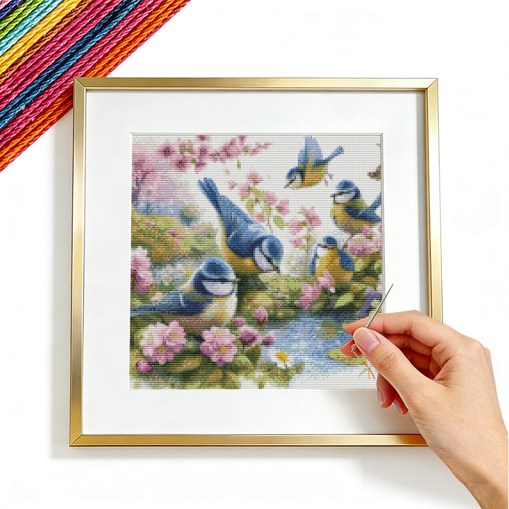 Embroidery Guide Paper - Cross Stitch Bird Animal Embroidery Kits