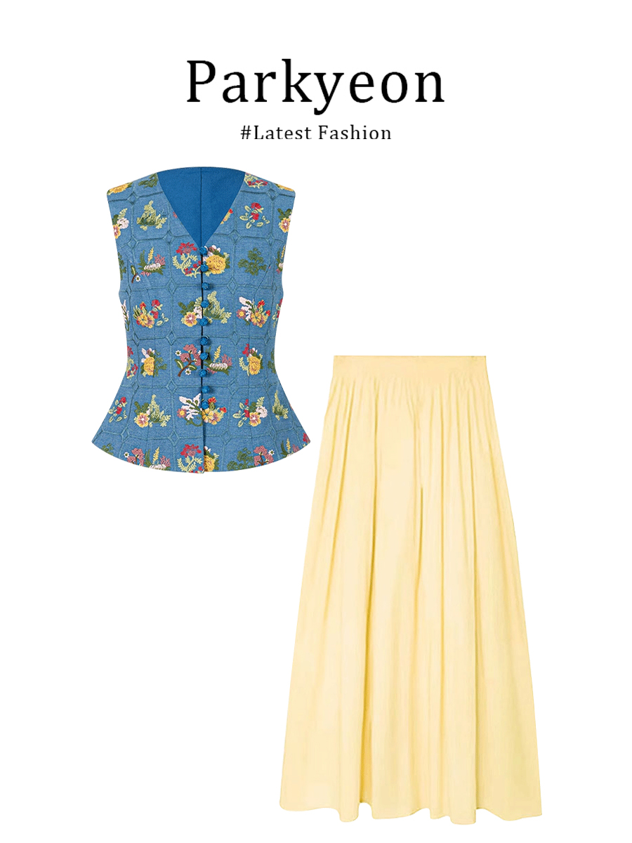 Parkyeon Retro Heavy Embroider - Embroidery Yellow recension och pris