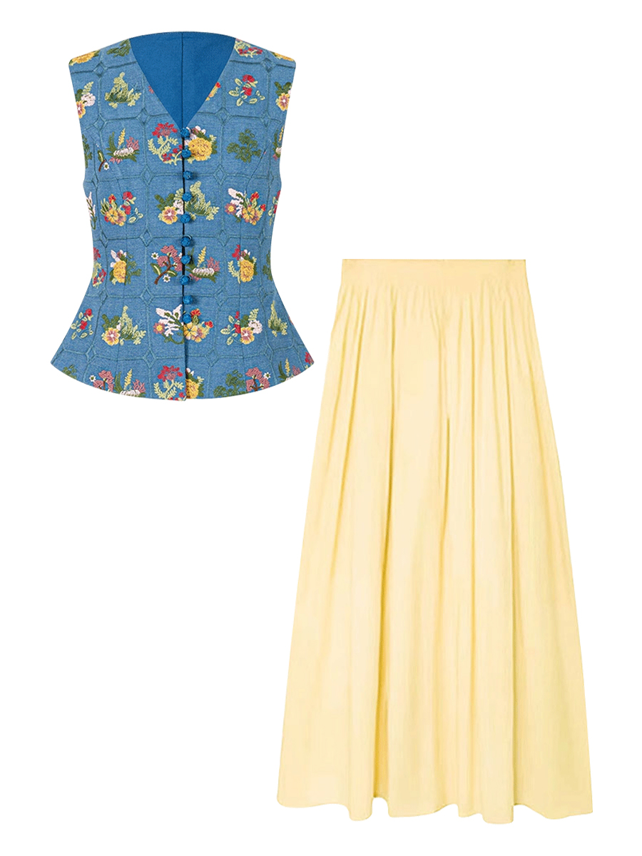 Parkyeon Retro Heavy Embroider - Embroidery Yellow recension och pris