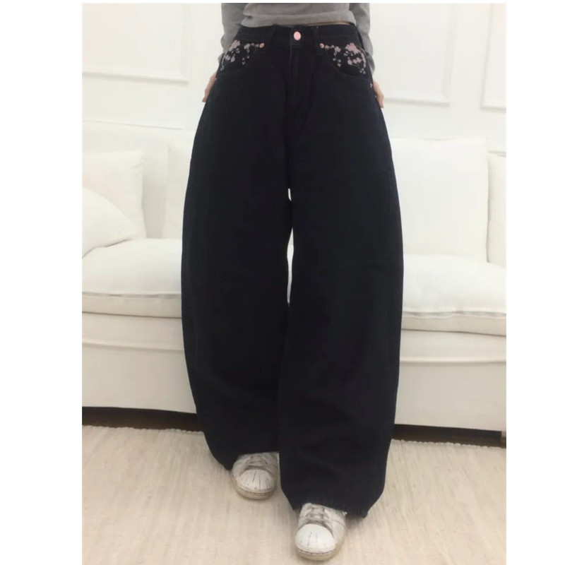 Sakura Embroidery Loose Scythe - Embroidery Jeans Sakura recension och pris