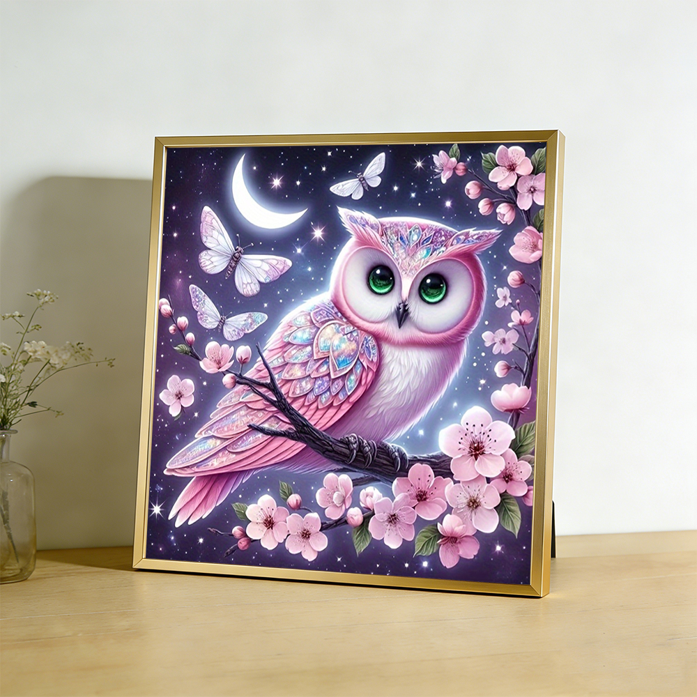 Cross Embroidery Kits Owl Anim - Embroidery Guide Paper recension och pris