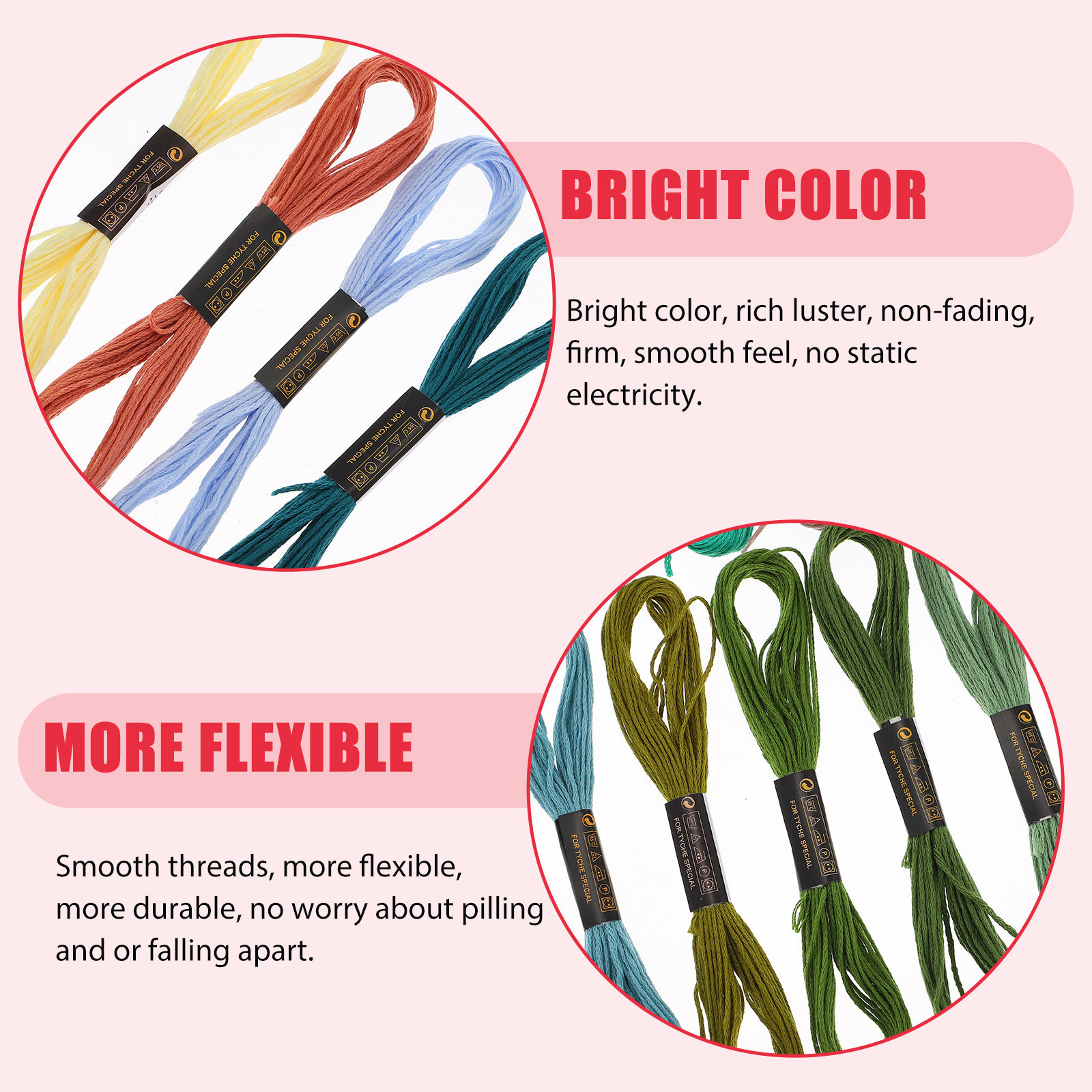 100pcs Embroidery Thread Cross - Embroidery H&M recension och pris