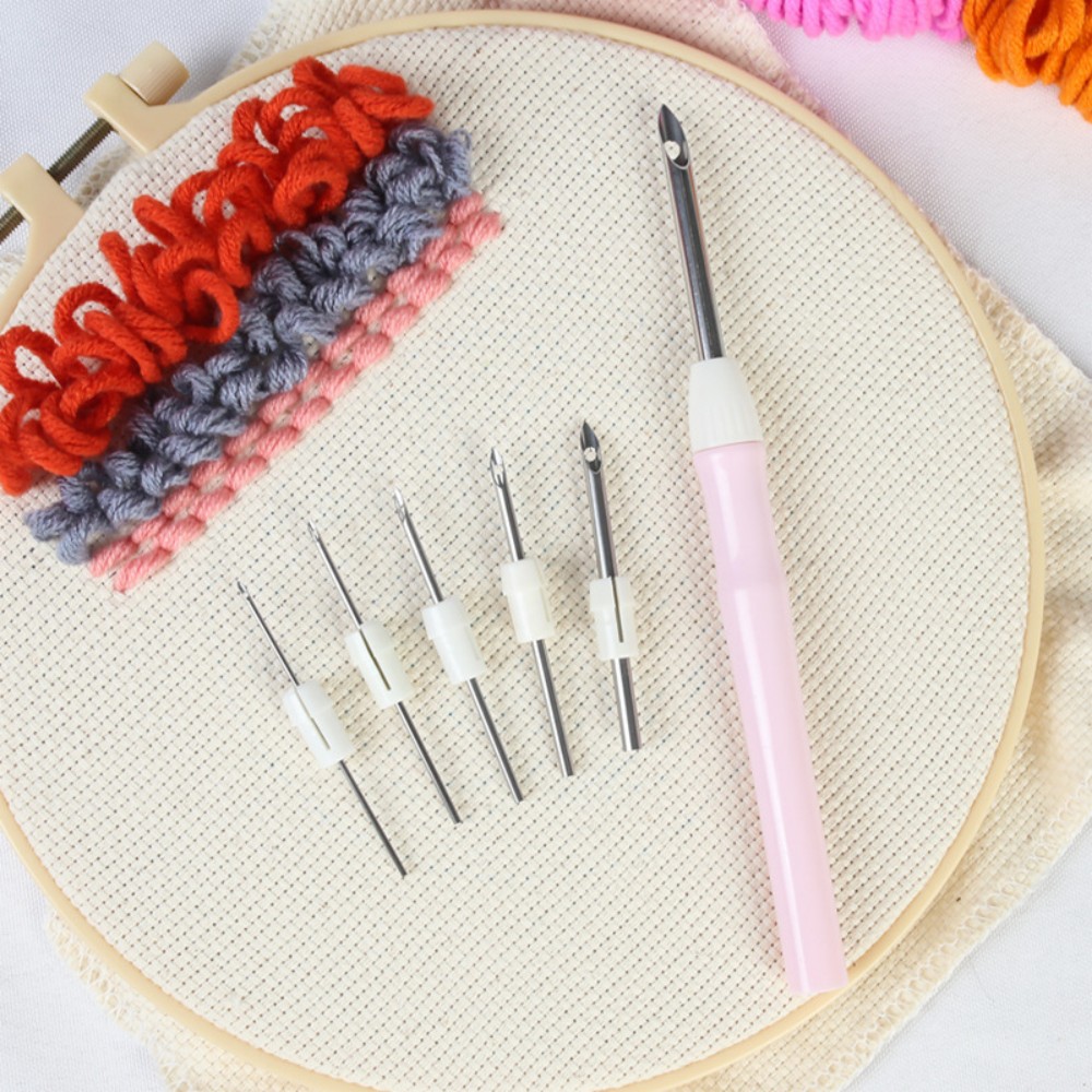 Adjustable Punch Needle Kit -  - Embroidery Youtube recension och pris