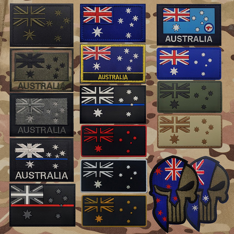 Australia Flag Embroideried Pa - Embroidery In Australia recension och pris