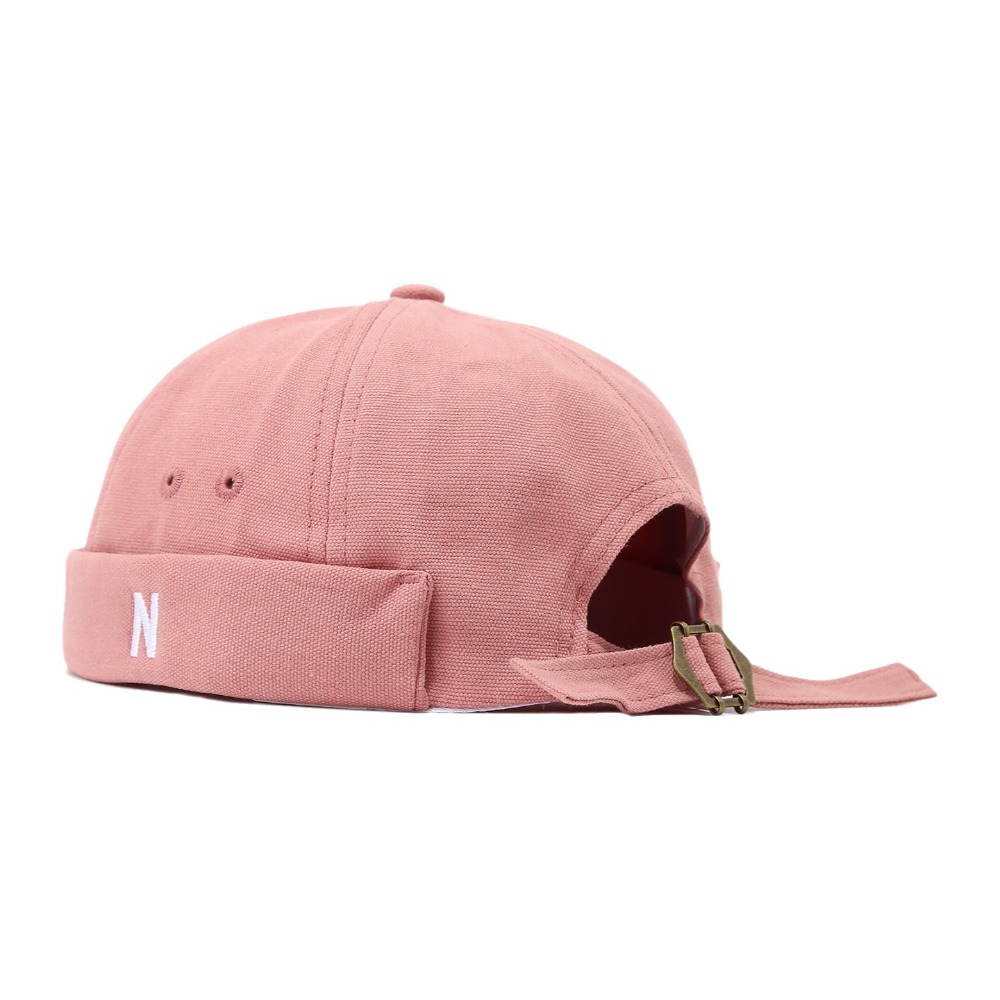 Cotton Brimless Hat Breathable - Embroidery Letter N recension och pris