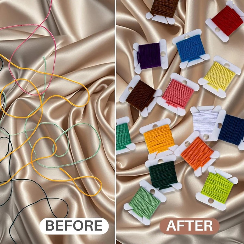 Plastic Embroidery Floss Bobbi - Embroidery Software recension och pris