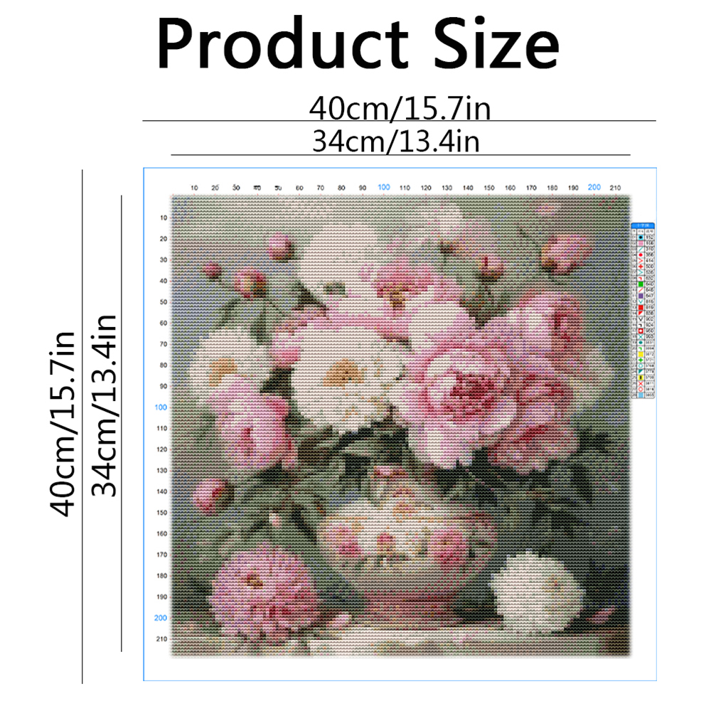 11CT Cross Point Embroidery Ro - Embroidery Guide Paper recension och pris