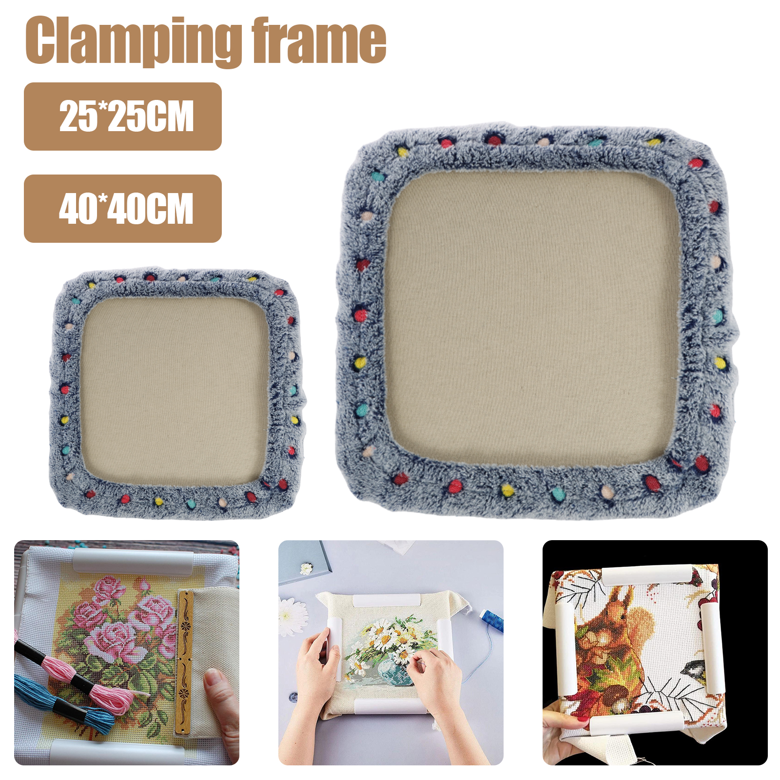 Punch Needle Frame Square Embr - Punch Needle Handle recension och pris