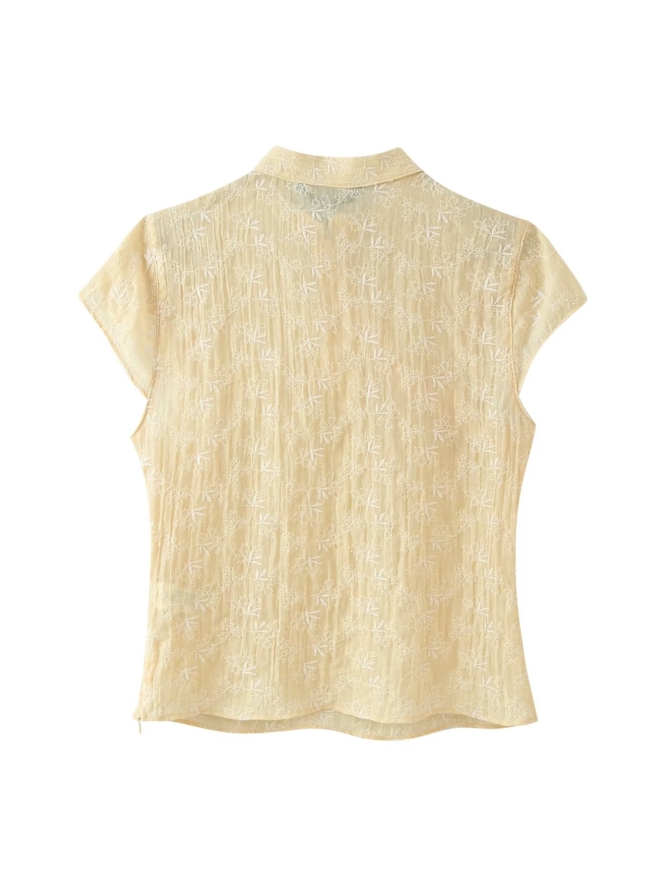 Women Yellow Floral Embroidery - Embroidery Yellow recension och pris