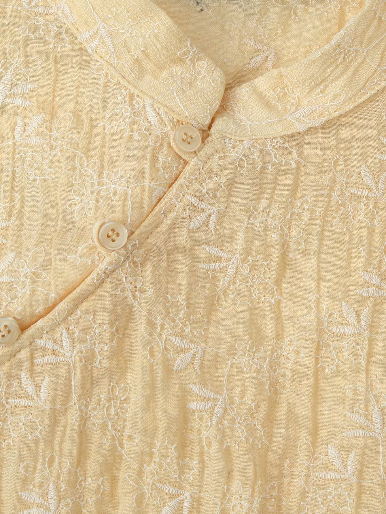 Women Yellow Floral Embroidery - Embroidery Yellow recension och pris
