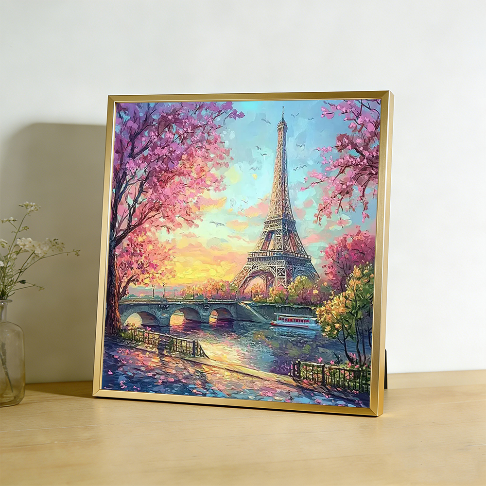 Cross Stitch Tower City Street - Embroidery Guide Paper recension och pris