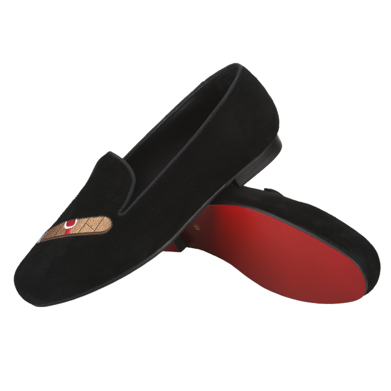 Piergitar New Style Black Sued - Embroidery On Leather recension och pris