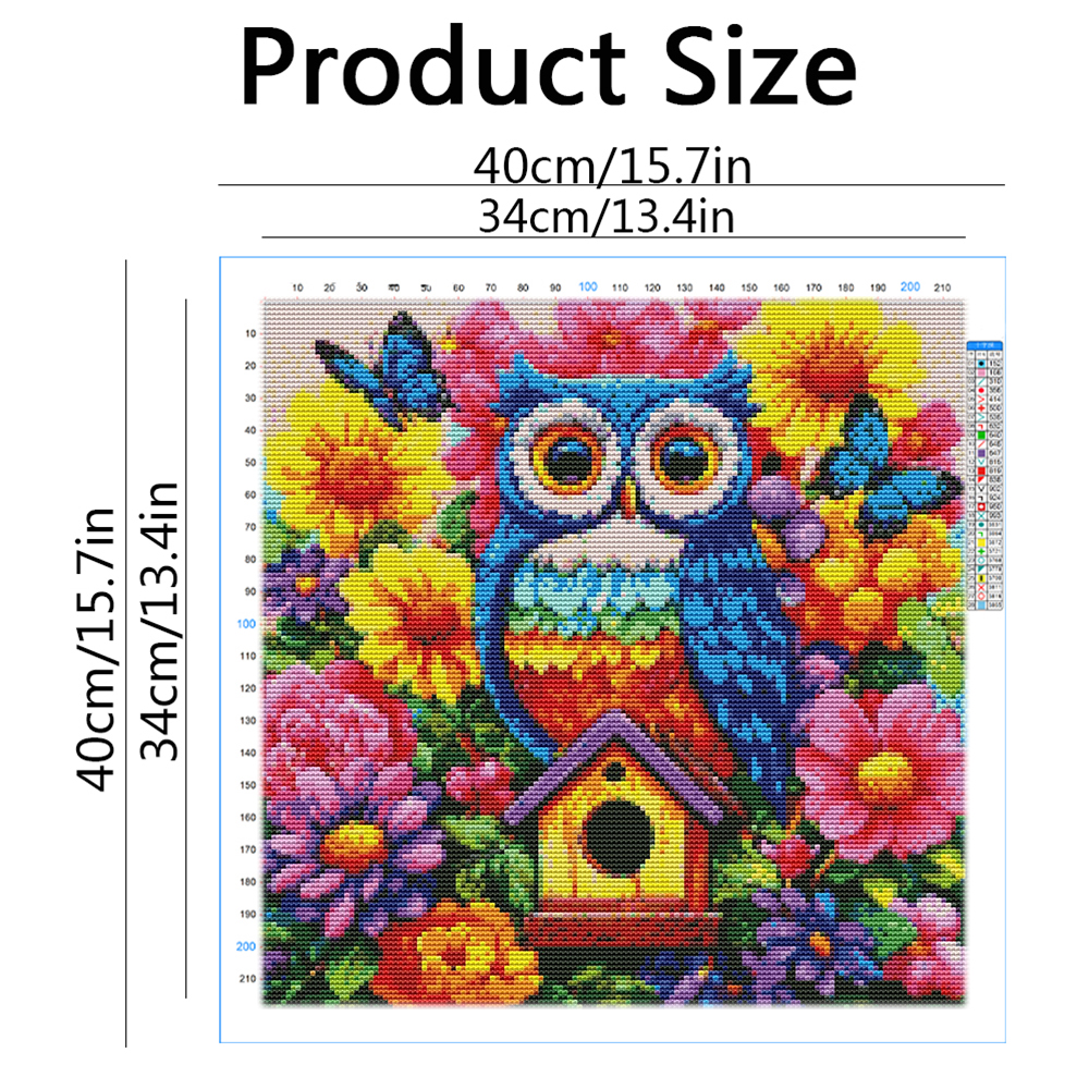 11CT Cross Point Embroidery Ow - Embroidery Guide Paper recension och pris