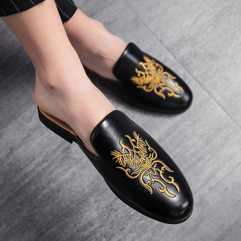 Summer Embroidery Half Shoes F - Embroidery On Leather recension och pris