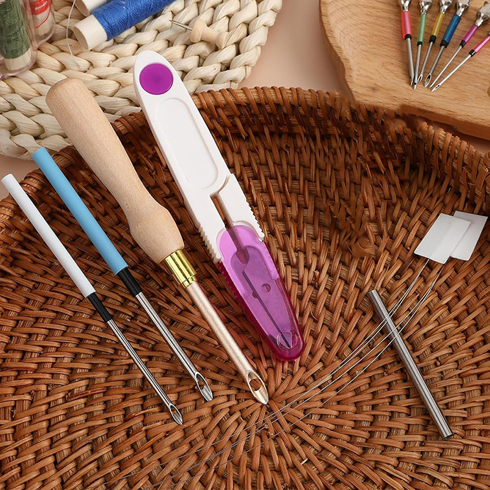 13Pcs Punch Needle Kit Adjusta - Punch Needle Handle recension och pris
