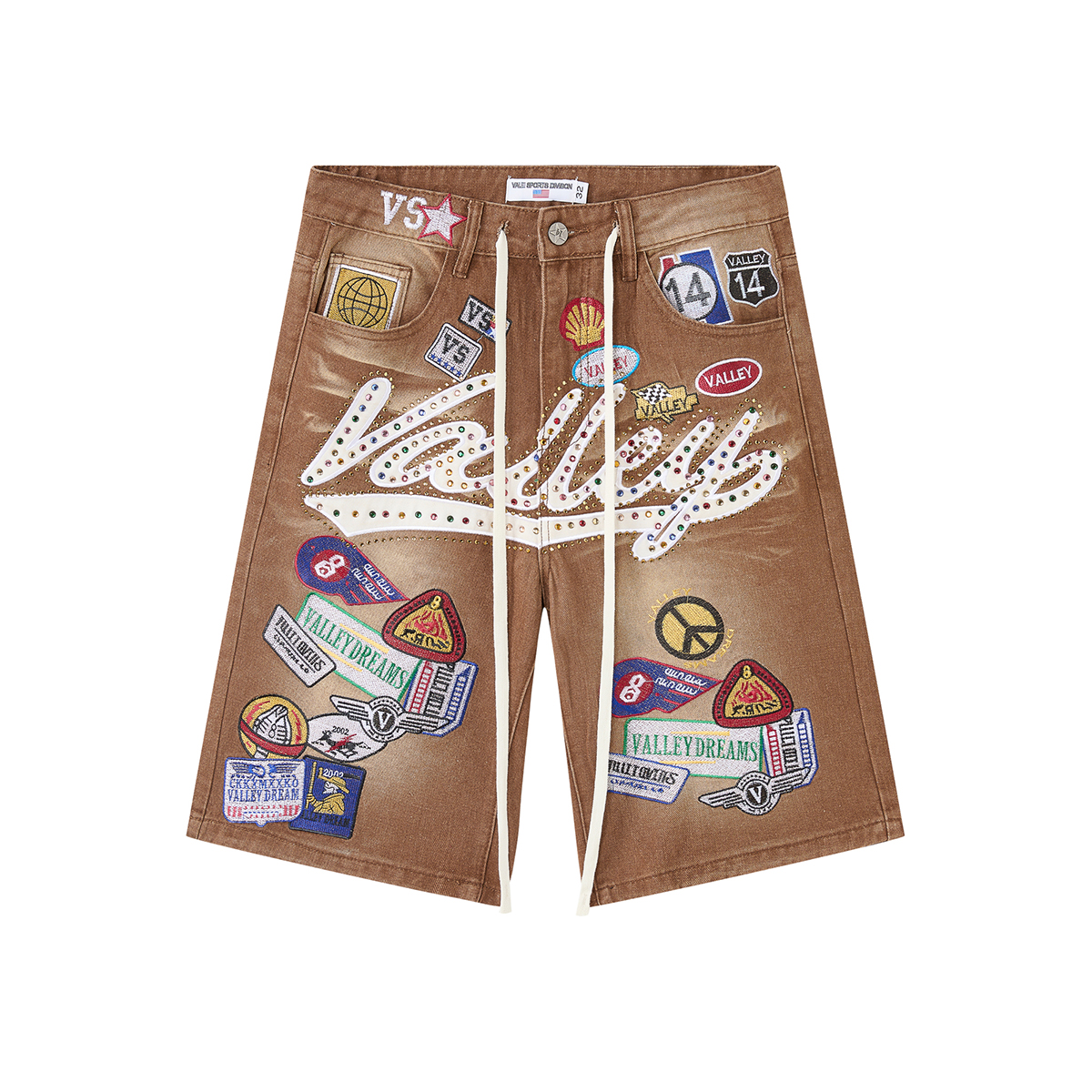 Shinning Diamond Letter Embroi - Embroidery Jeans Sakura recension och pris