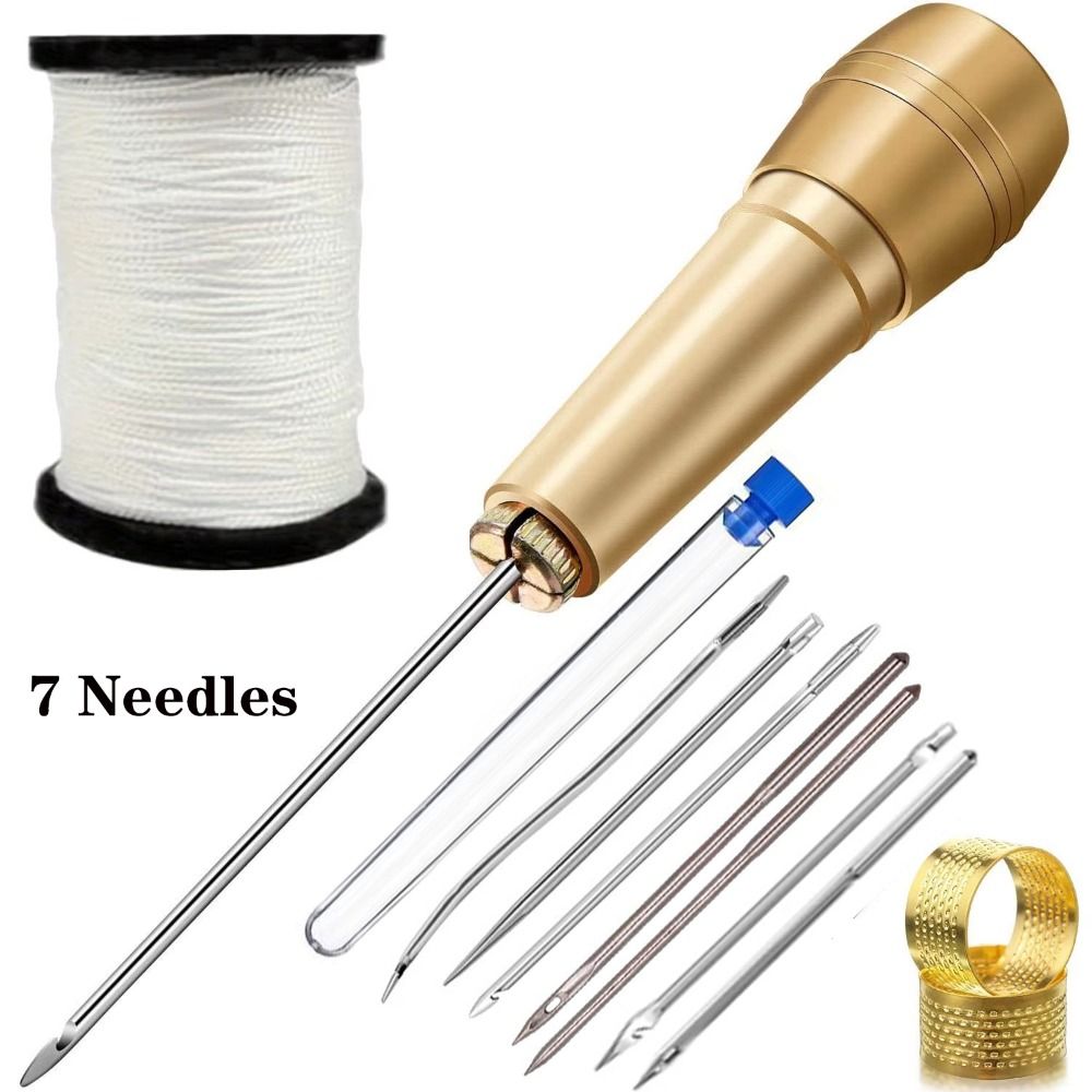Multifunctional Leather Sewing - Punch Needle Handle recension och pris