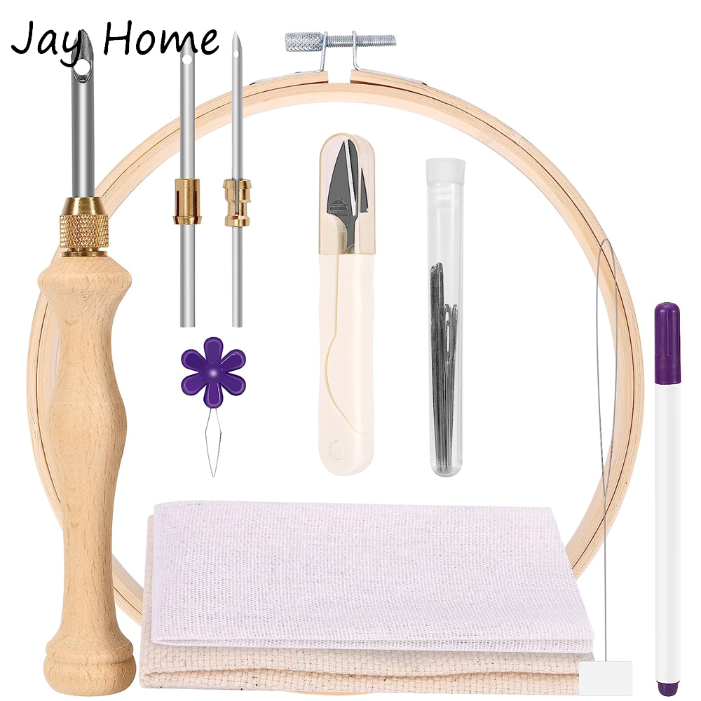 Punch Needle Starter Kit with  - Punch Needle Handle recension och pris