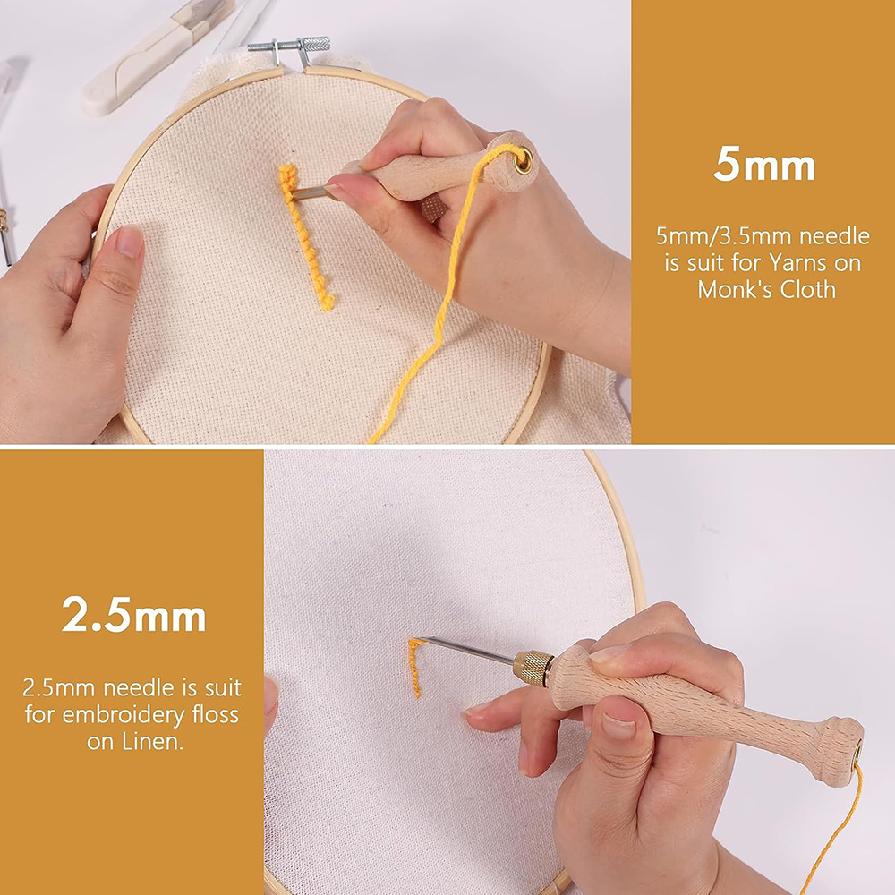 Punch Needle Starter Kit with  - Punch Needle Handle recension och pris