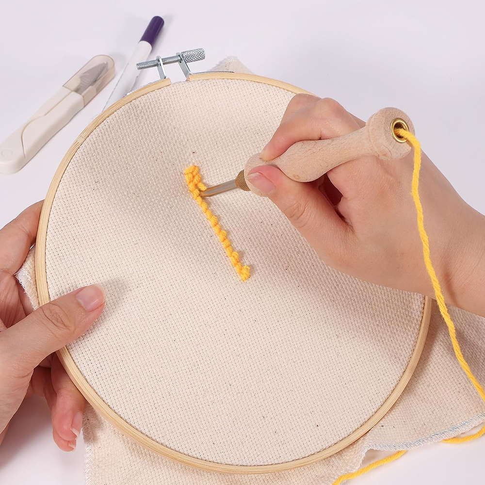 Punch Needle Starter Kit with  - Punch Needle Handle recension och pris