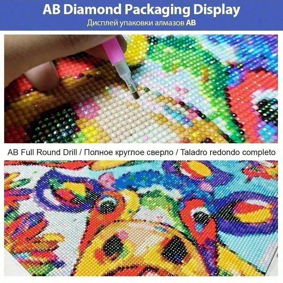 1 piece - 5D-DIY - Flocking cl - Embroidery Roses recension och pris