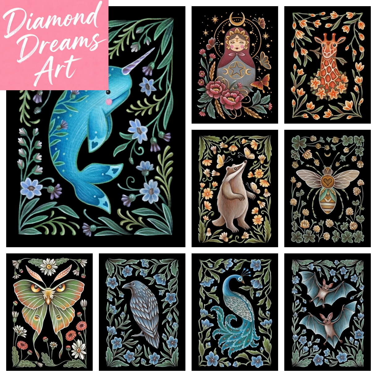 Frameless,5d DIY Diamond Art P - Embroidery H&M recension och pris