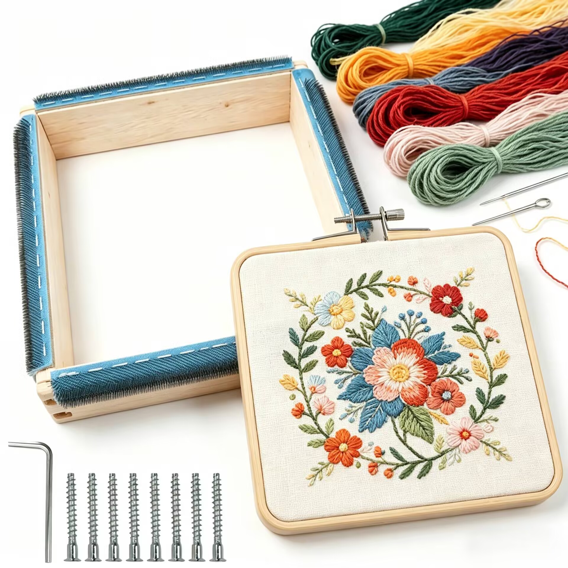 Punch Needle Frame Square Embr - Punch Needle Handle recension och pris