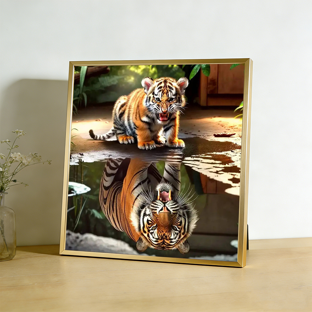 Embroidery Sets Tiger Animal 1 - Embroidery Guide Paper recension och pris