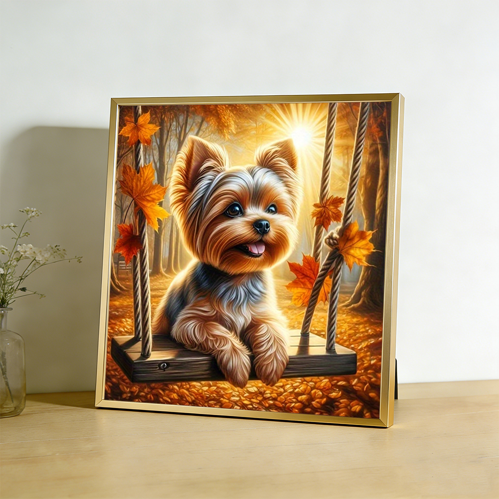 Cross Point Embroidery Dog Ani - Embroidery Guide Paper recension och pris