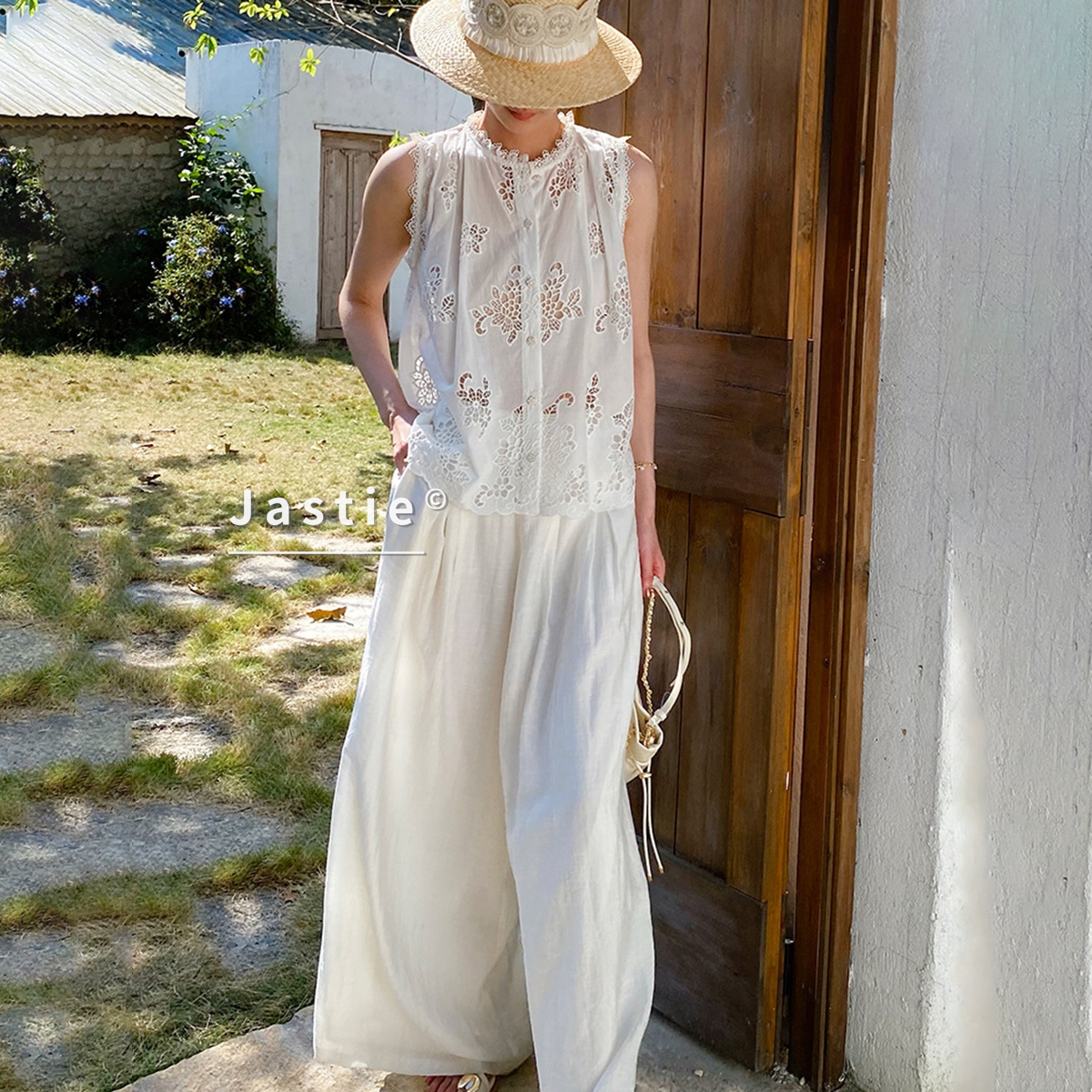 Luxury White Flower Eyelet Emb - Embroidery Eyelet recension och pris