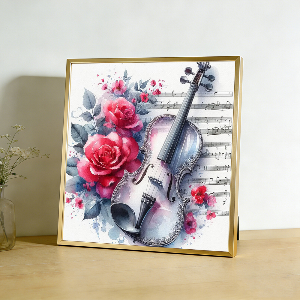 Cross Point Embroidery Violin  - Embroidery Guide Paper recension och pris