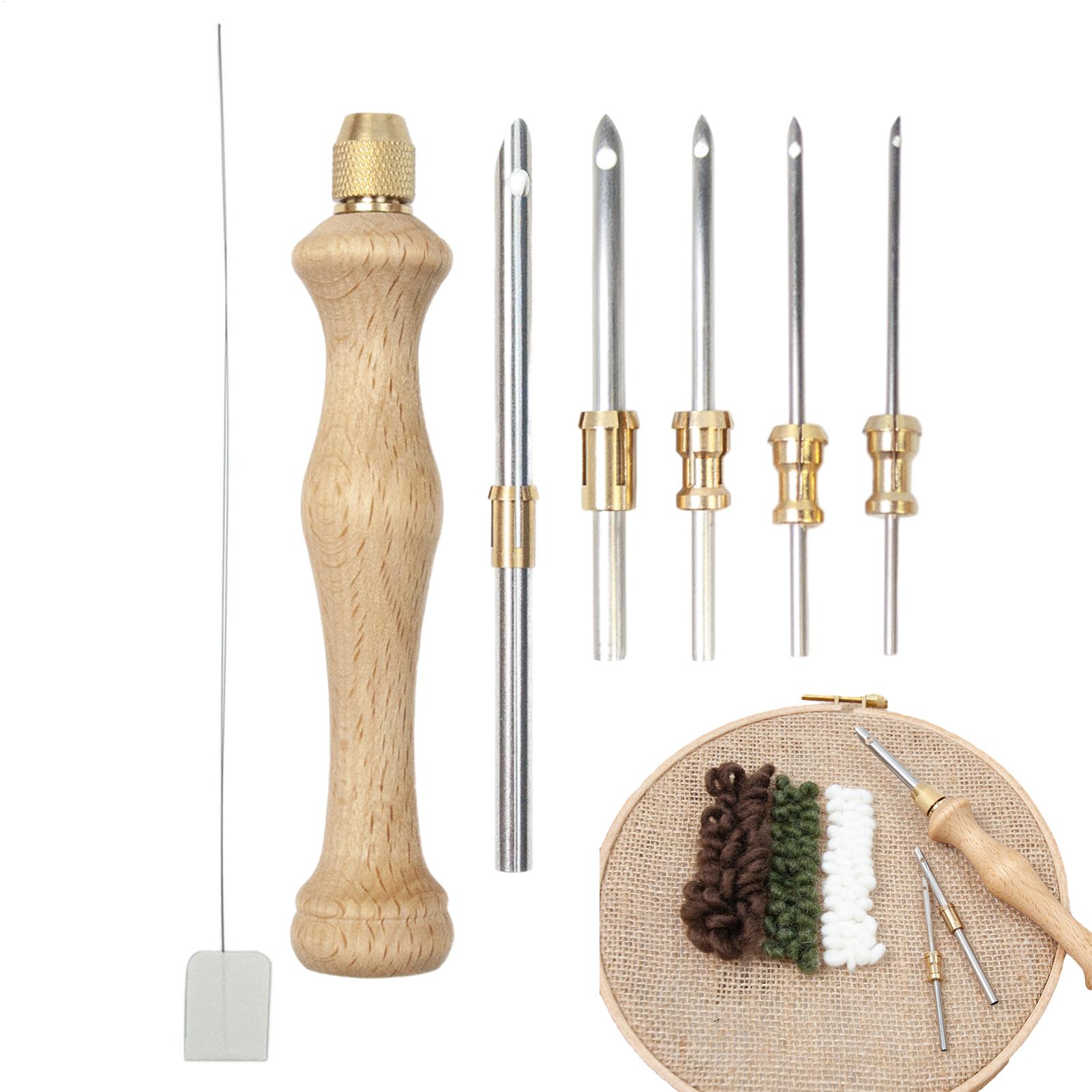 Punch Needle Tool Kit With Thr - Punch Needle Handle recension och pris