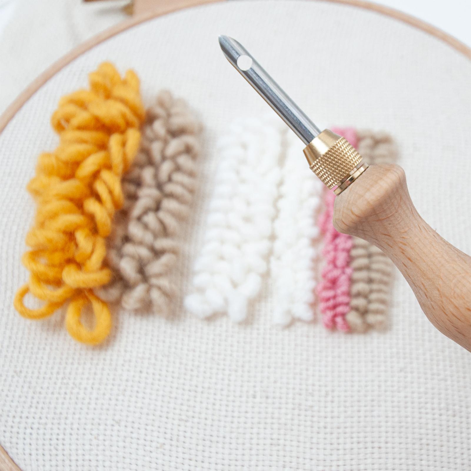 Punch Needle Tool Kit With Thr - Punch Needle Handle recension och pris