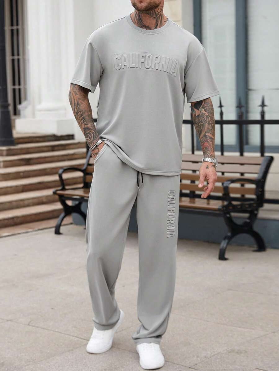 Mens Casual Solid Color Letter - Embroidery Shirt recension och pris