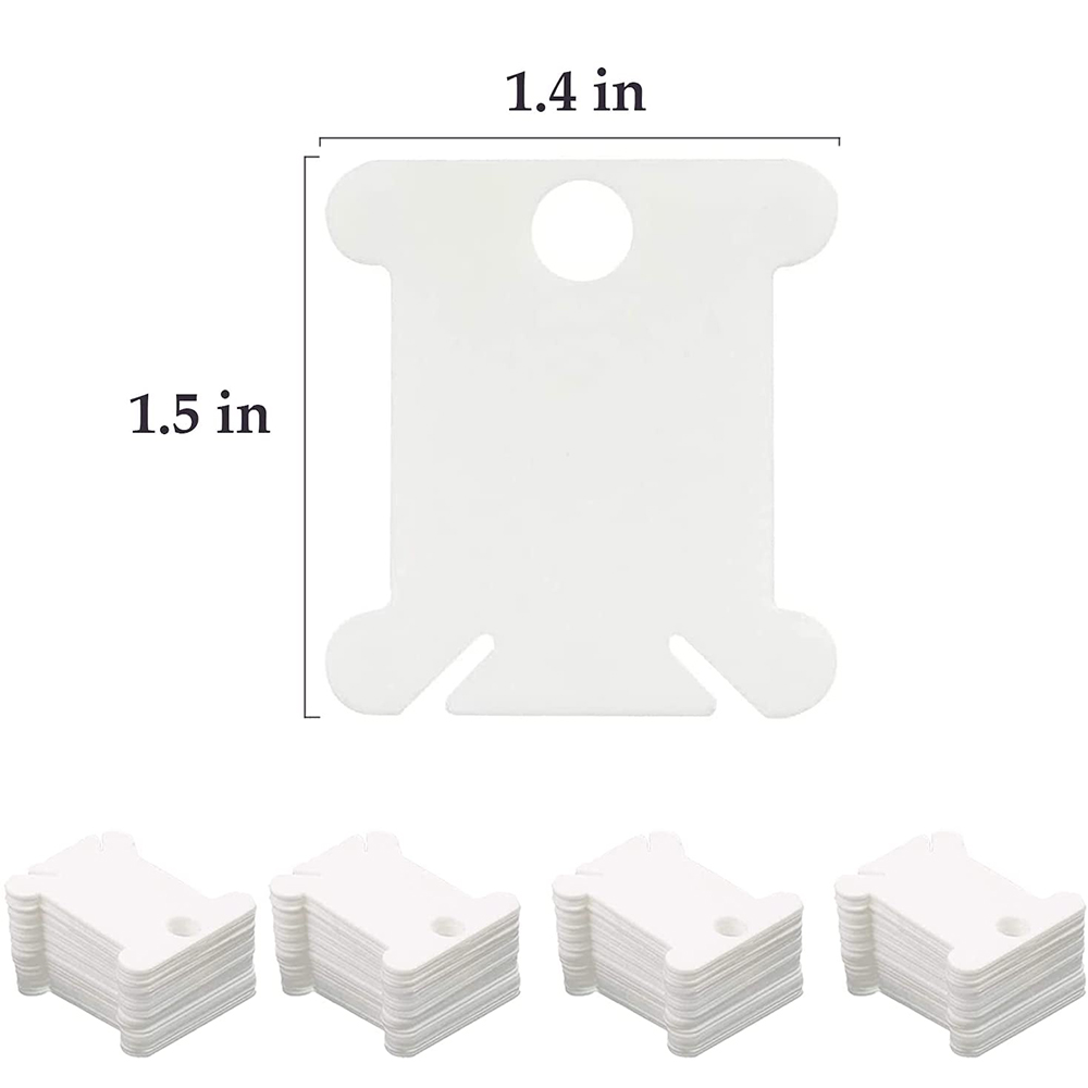 50/100Pcs Plastic Floss Bobbin - Embroidery Software recension och pris