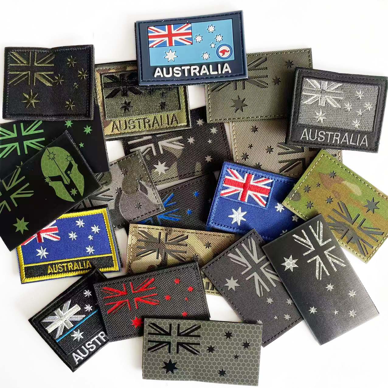Australian Flag Patch Fabric A - Embroidery In Australia recension och pris