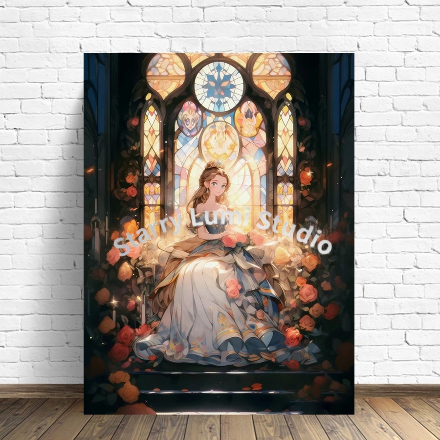Cute Cinderella Castle 5D Full - Embroidery Roses recension och pris