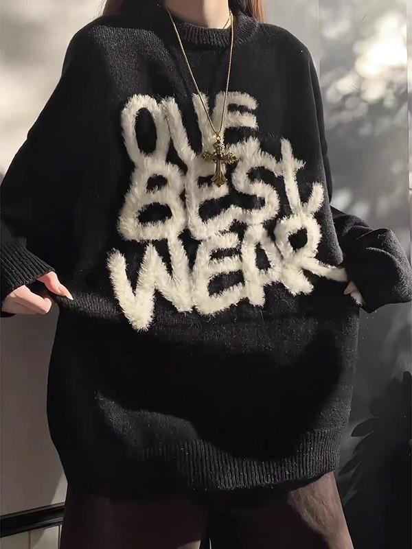 Bla American Retro Faux Fur Kn - Embroidery Letter N recension och pris