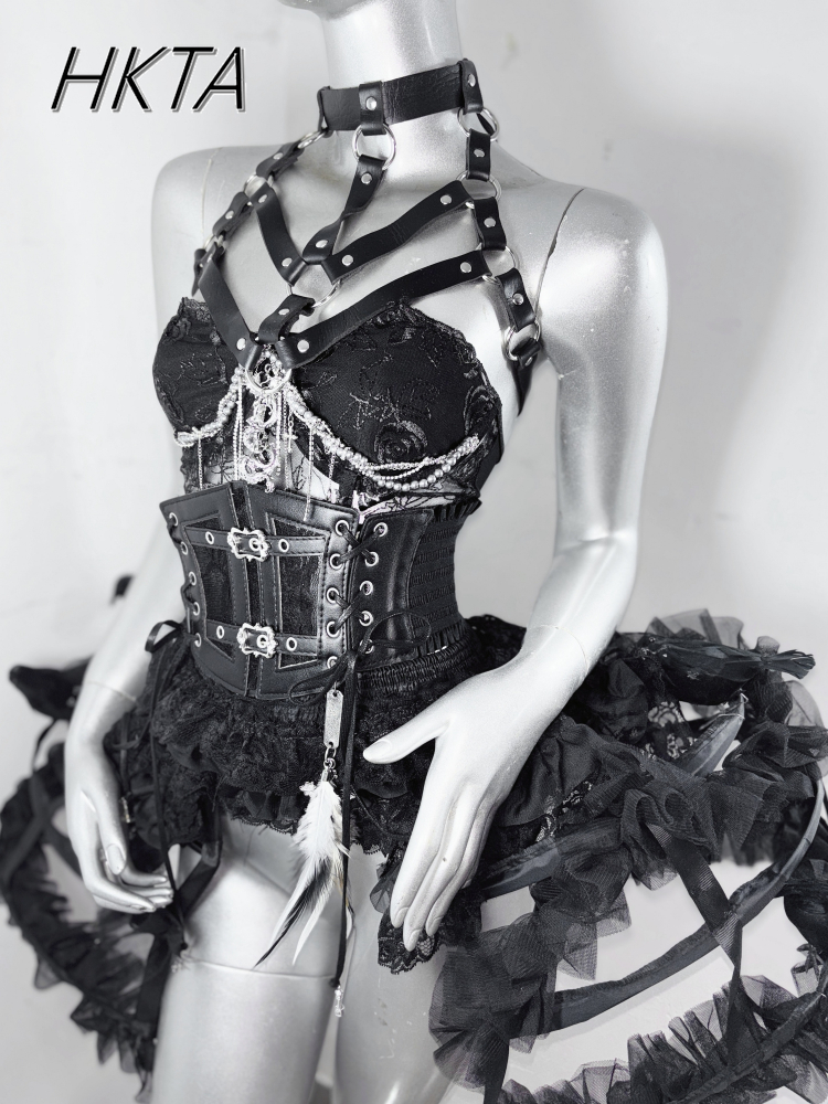 Dark Style Goth Metal Chain Wa - Embroidery Roses recension och pris