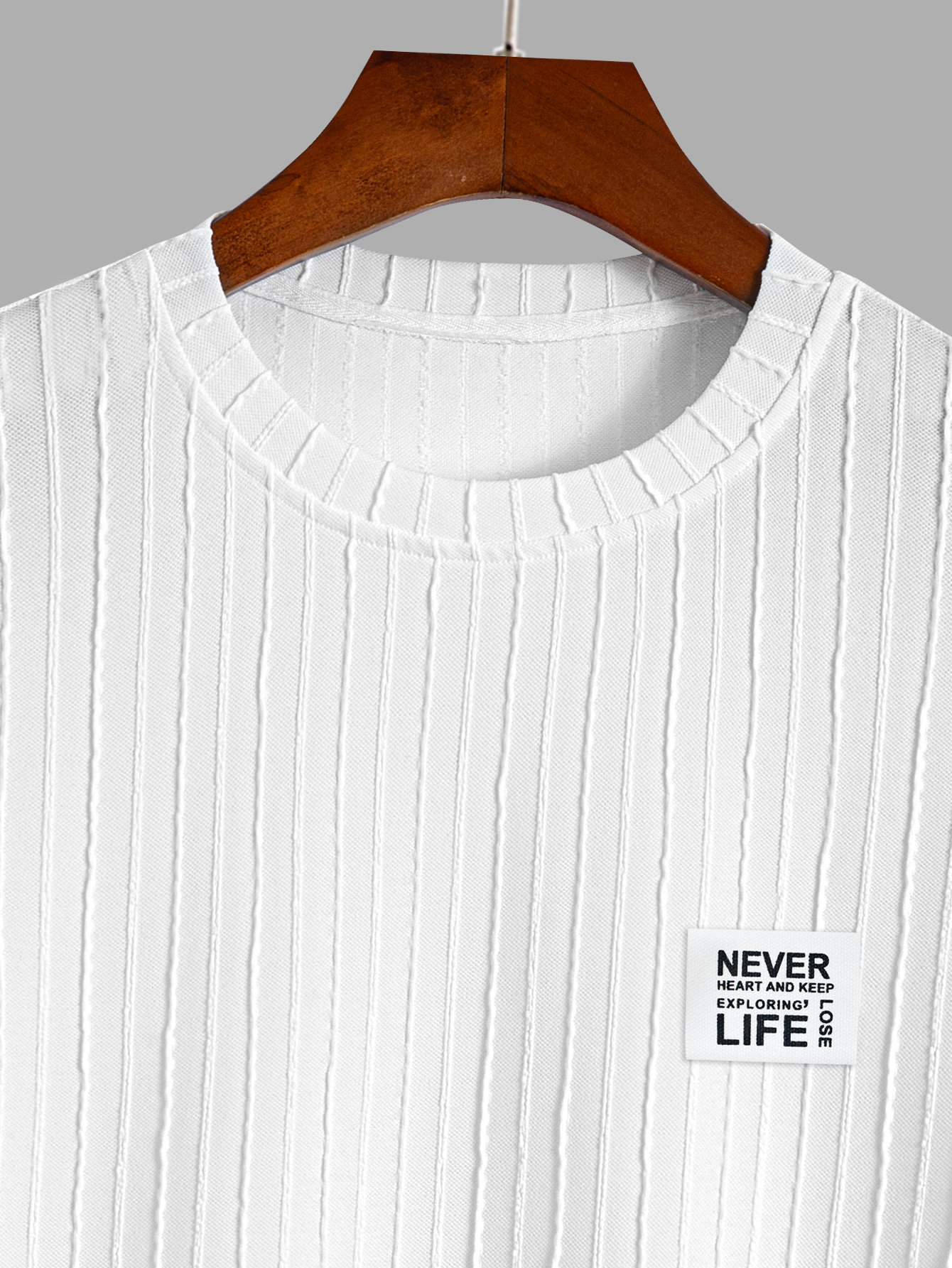 Men's Textured “Never Lose You - Embroidery Shirt recension och pris