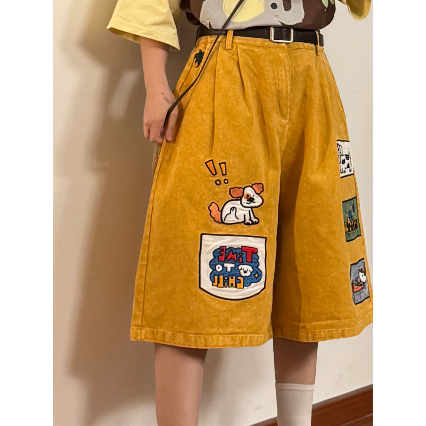 UATONLINE Summer American Cute - Embroidery Yellow recension och pris
