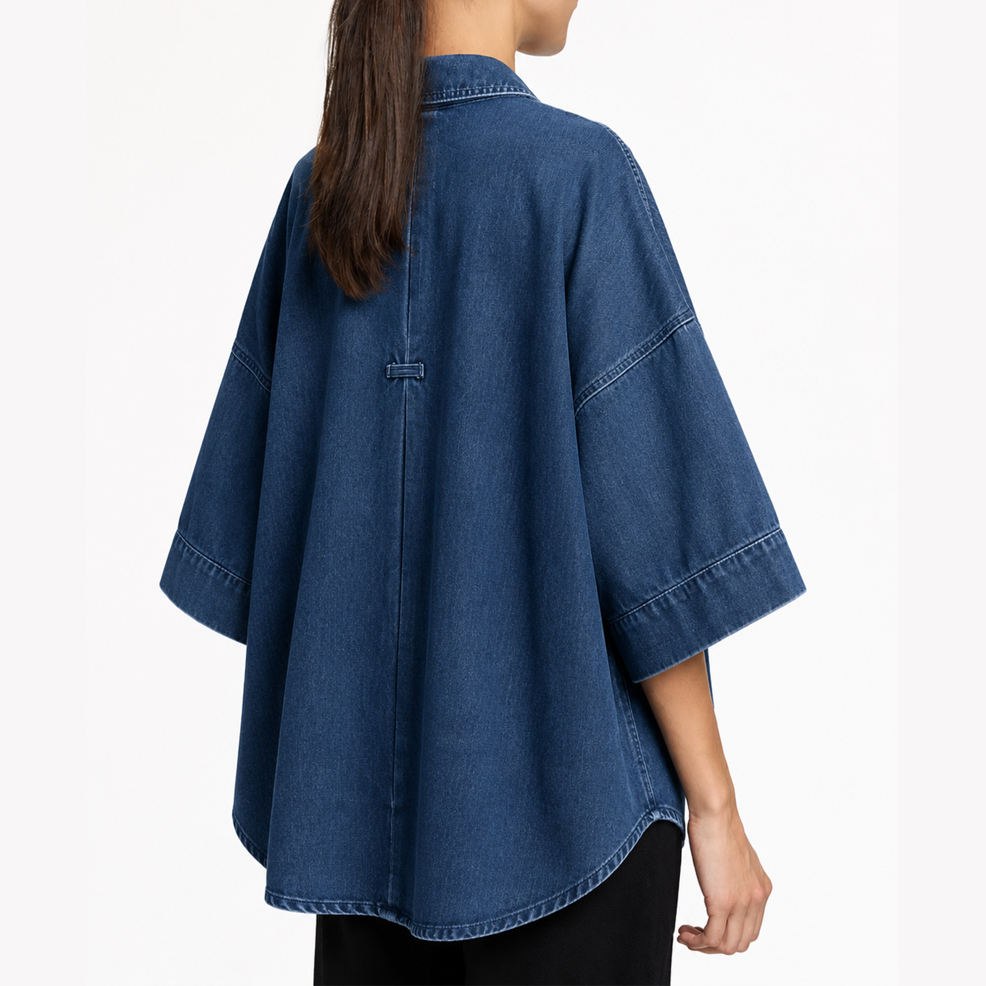 CH Letter Embroidered Solid Co - Embroidery Shirt recension och pris