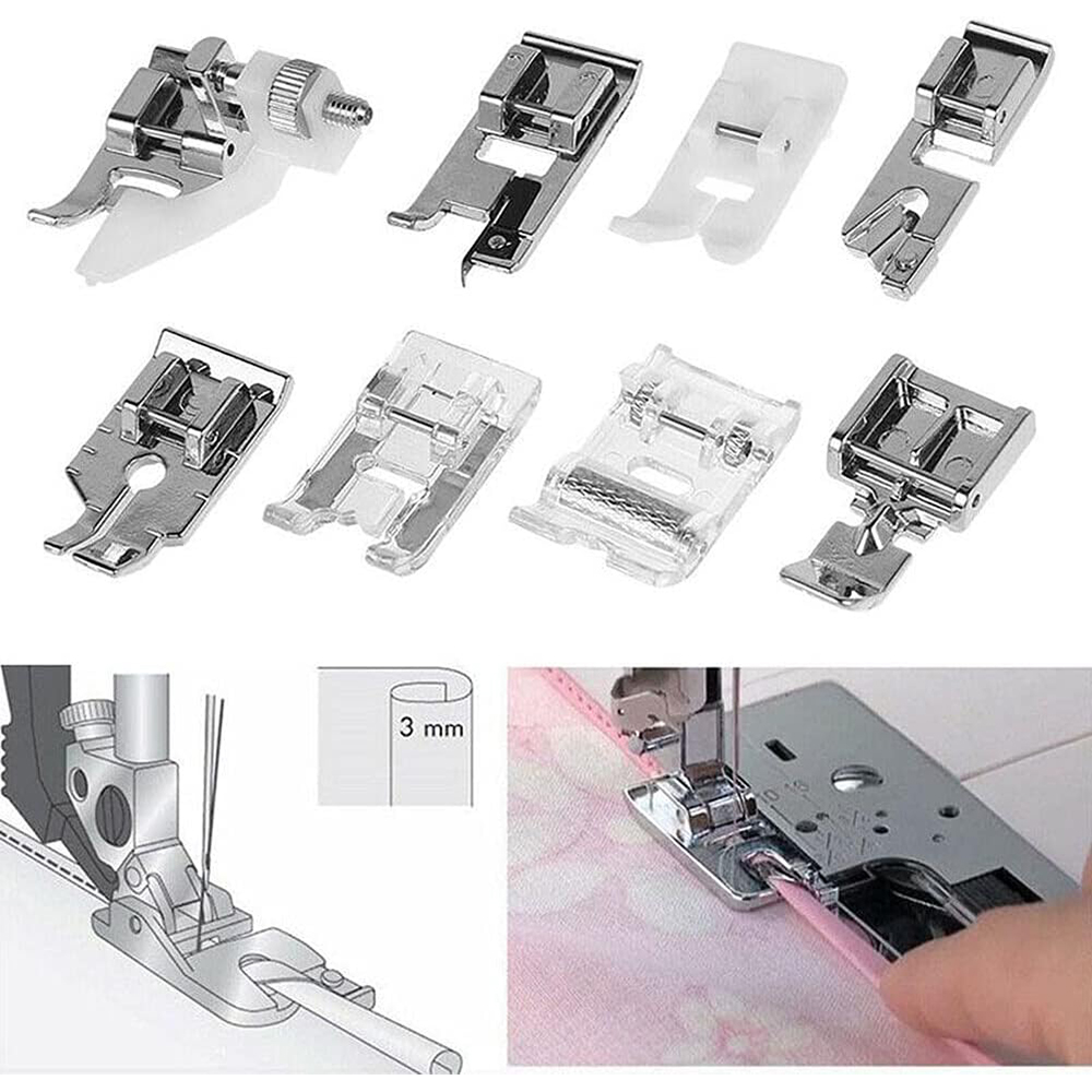 13 PCS/Box Presser Foot Set Ro - Embroidery Software recension och pris