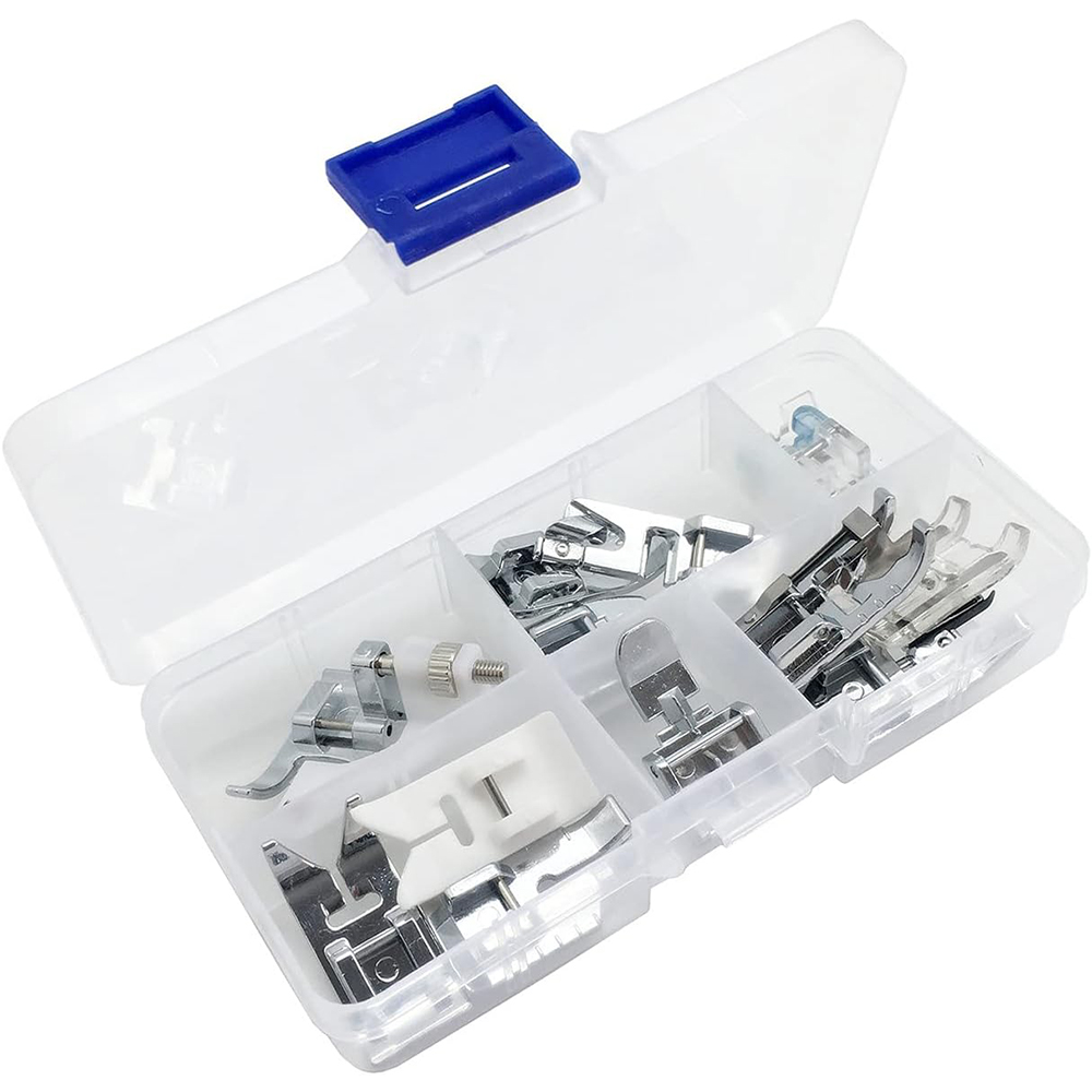 13 PCS/Box Presser Foot Set Ro - Embroidery Software recension och pris