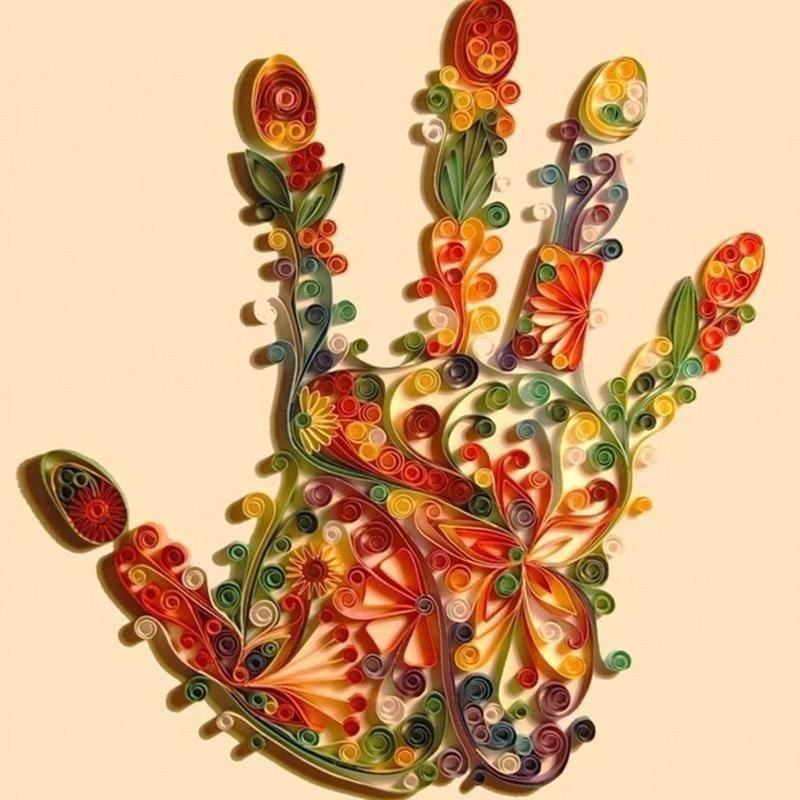 Handmade Paper Folding Craftin - Embroidery Guide Paper recension och pris