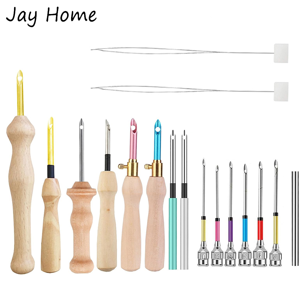 Punch Needle Kit Wooden Embroi - Punch Needle Handle recension och pris