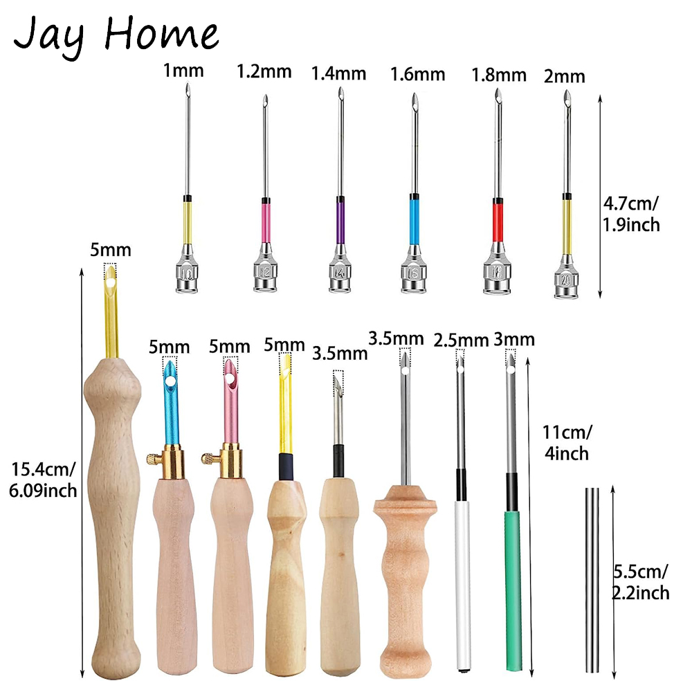 Punch Needle Kit Wooden Embroi - Punch Needle Handle recension och pris