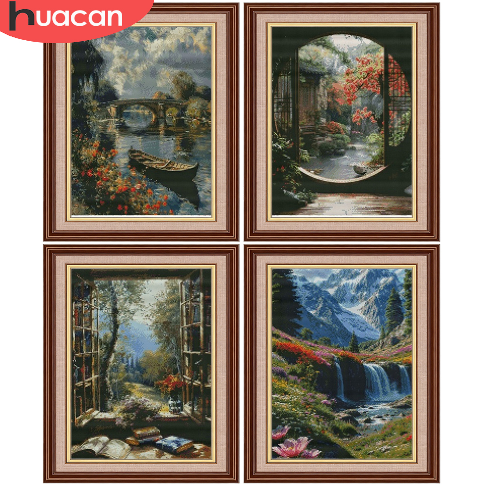 HUACAN 11CT Cross Embroidery S - Embroidery Guide Paper recension och pris