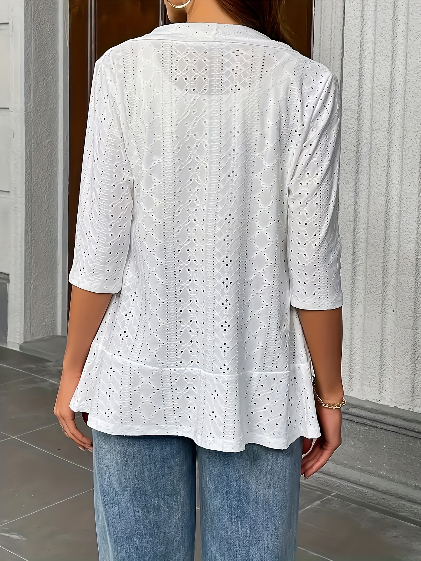 Women's Eyelet Embroidery Blaz - Embroidery Eyelet recension och pris
